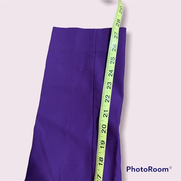 Purple Slacks size 2 - Picture 3 of 8